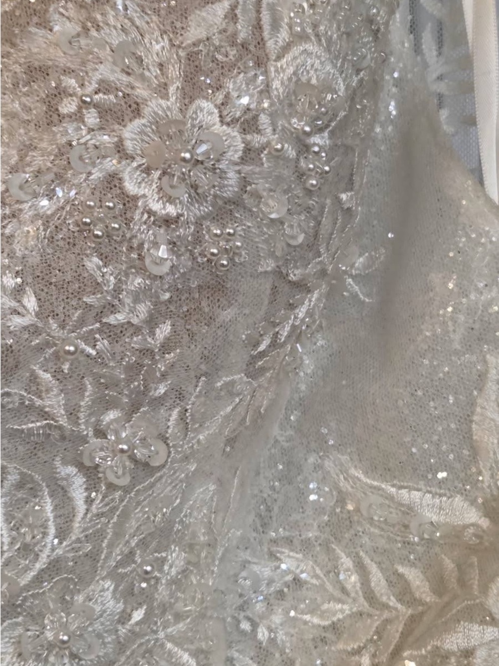 SPARKLE! SPARKLE! SPARKLE! Boda Bridal Gemma II  Mini Bridal Dress Kleinfeld - Picture 9 of 10